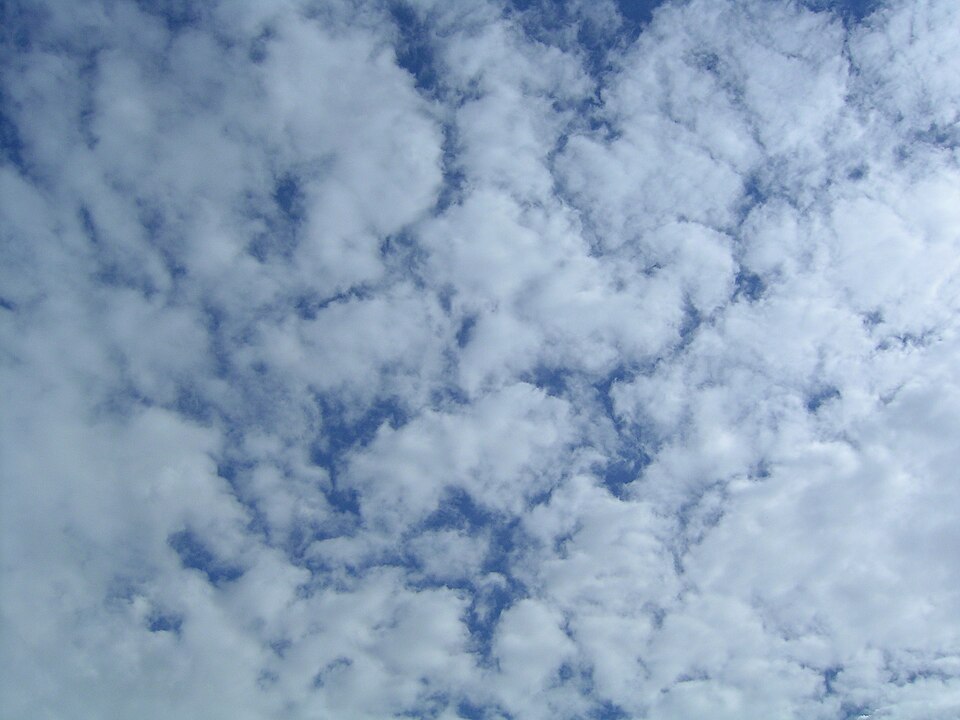 Altocumulus - zmiana pogody w ciagu doby